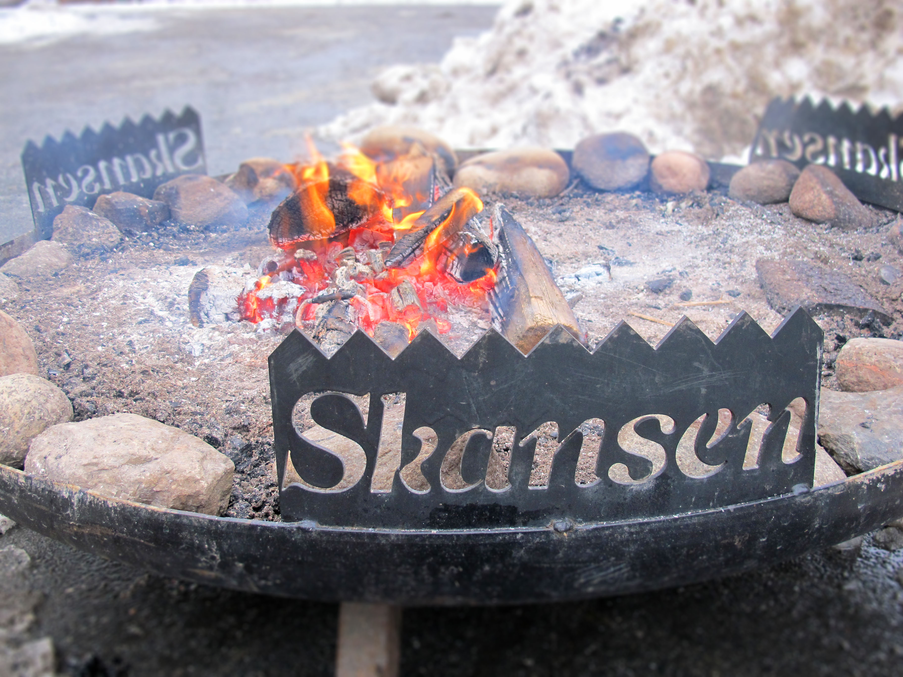 Skansen fire pit